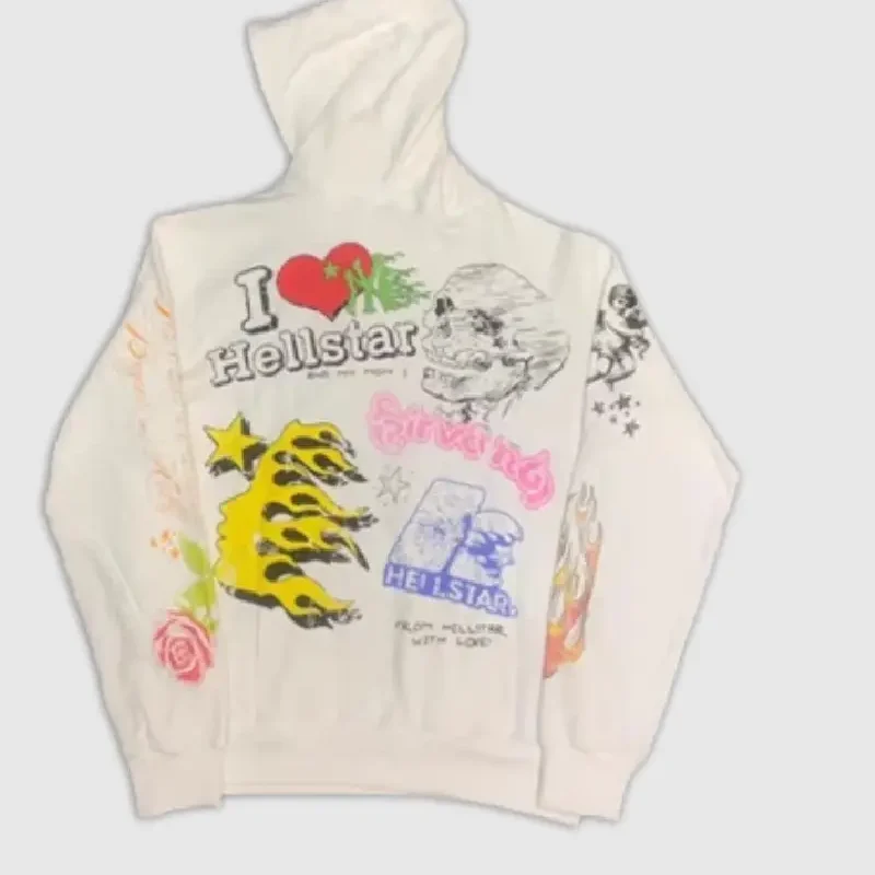 hodiee-0017b-800x800 Hellstar Studios Summer Love White Hoodie